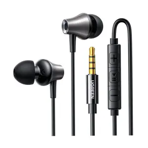 Ugreen EP105 Black Wired 3.5mm Jack In-Ear Earphone