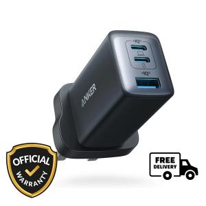 Anker PowerPort III 65W 3 Port UK Plug Fast Charging Adapter