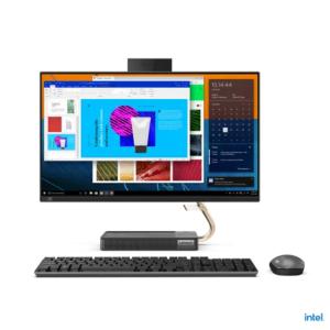 Lenovo IdeaCentre AIO 5 24IOB6 Intel Core i7-11700T 16M Cache, up to 4.60 GHz, 16GB, 256SSD, Windows 11 Home, FHD All-in-One Desktop PC( Black )
