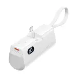 Vention FHRW0 4800mAh 22.5W White Power Bank with Digital Display #FHRW0