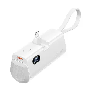 Vention FHRW0 4800mAh 22.5W White Power Bank with Digital Display #FHRW0
