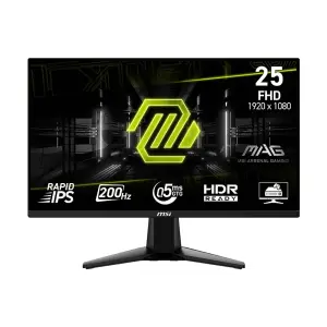MSI MAG 255F E20 25 Inch (24.5 Inch Viewable) FHD Display HDMI, DP Black Gaming Monitor
