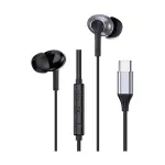 WiWU EB318 In-Ear USB-C Wired Black Earphone