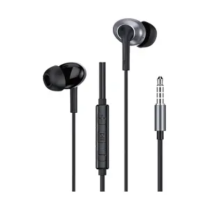 WiWU EB317 In-Ear 3.5mm Wired Black Earphone